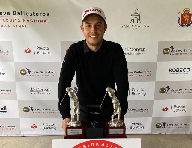Alejandro Esmatges gana en Santa Marina y se convierte en el Nº1 del Ránking del Seve Ballesteros PGA Spain Tour 20-21