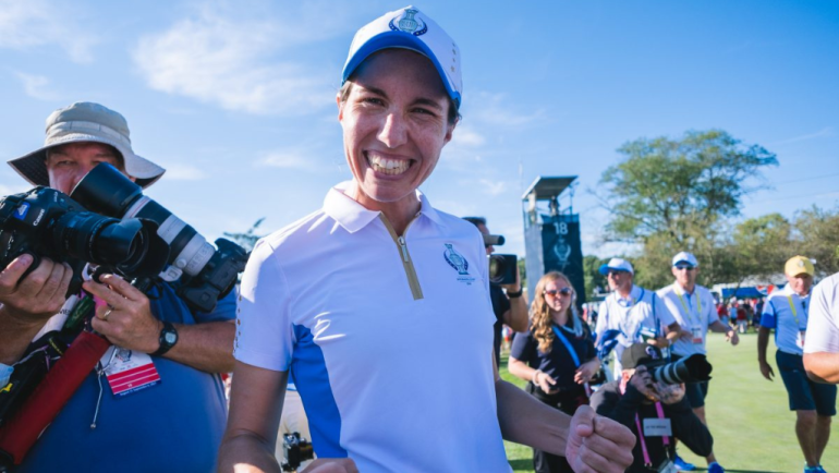 Carlota Ciganda, the best Spanish player in the history of the Solheim Cup